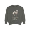 Chesapeake Bay Retriever Humor Sweatshirt, Pepper, front view