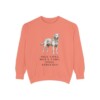 Chesapeake Bay Retriever Humor Sweatshirt, Terracotta, front view