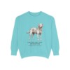 Chesapeake Bay Retriever Latin Sweatshirt, Chalky Mint, front view