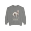 Chesapeake Bay Retriever Latin Sweatshirt, Grey, front view