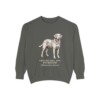 Chesapeake Bay Retriever Latin Sweatshirt, Pepper, front view