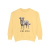 chi-poo-sweatshirt-butter Chi-Poo Sweatshirt, Butter, front view