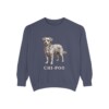 chi-poo-sweatshirt-denim Chi-Poo Sweatshirt, Denim, front view