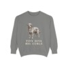 Chi-Poo Humor Sweatshirt, Grey, front view