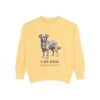 chi-poo-sweatshirt-latin-butter Chi-Poo Latin Sweatshirt, Butter, front view