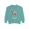 Chi-Poo Mom Sweatshirt, Seafoam, front view