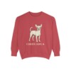 chihuahua-sweatshirt-crimson Chihuahua Sweatshirt, Crimson, front view