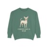 Chihuahua Dad Sweatshirt, Light Green, front view