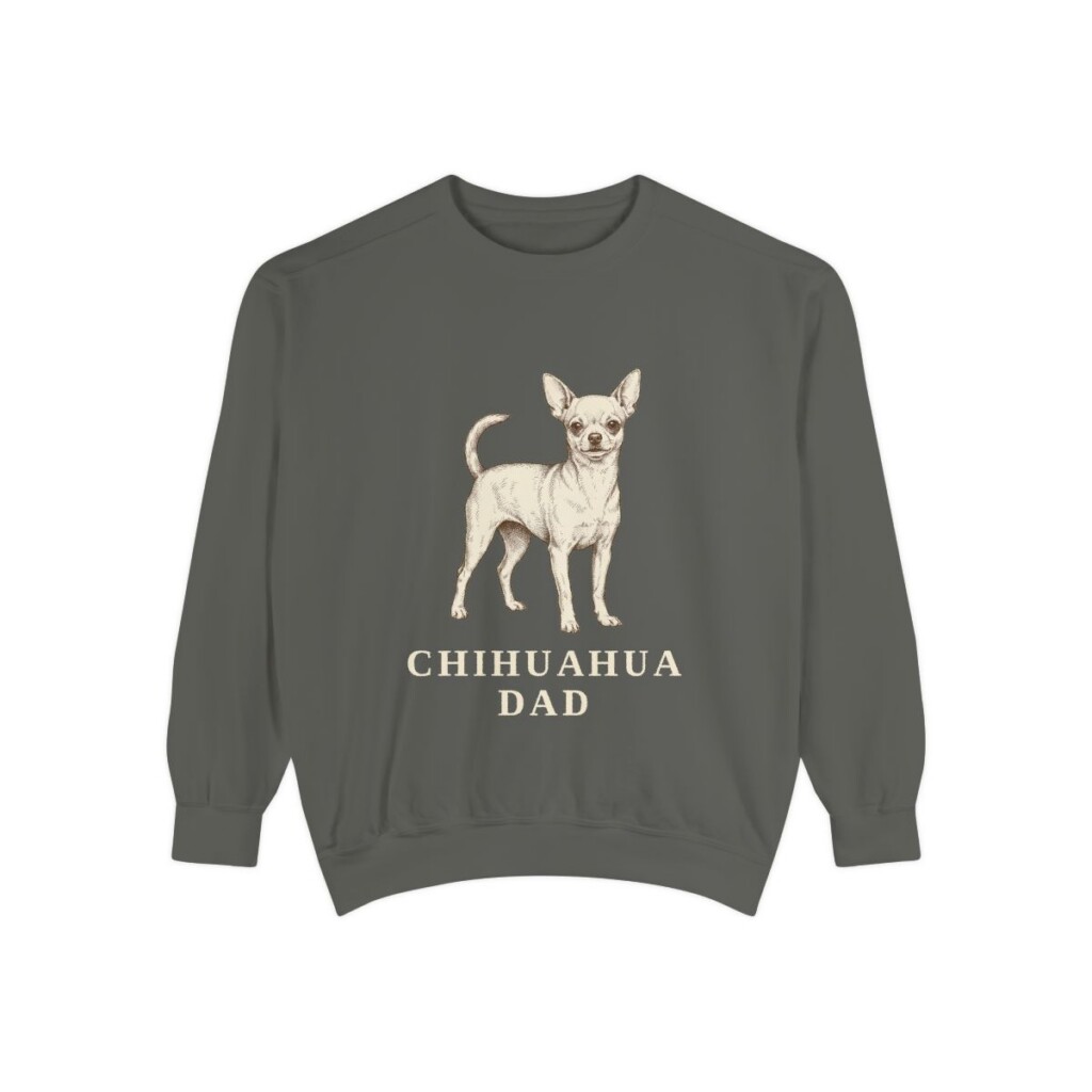 Chihuahua Dad Sweatshirt, Pepper, front view