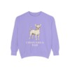 Chihuahua Dad Sweatshirt, Violet, front view