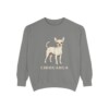 chihuahua-sweatshirt-grey Chihuahua Sweatshirt, Grey, front view