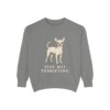 Chihuahua Humor Sweatshirt, Grey, front view