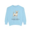 Chihuahua Latin Sweatshirt, Chambray, front view