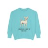 Chihuahua Mom Sweatshirt, Chalky Mint, front view