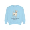 Chihuahua Mom Sweatshirt, Chambray, front view