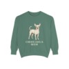 Chihuahua Mom Sweatshirt, Light Green, front view