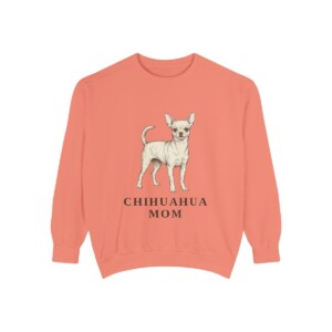 Chihuahua Mom Sweatshirt, Terracotta, front view