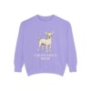 Chihuahua Mom Sweatshirt, Violet, front view