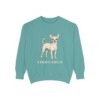 chihuahua-sweatshirt-seafoam Chihuahua Sweatshirt, Seafoam, front view
