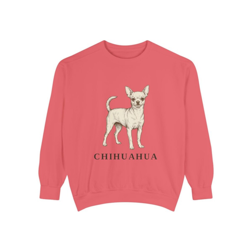chihuahua-sweatshirt-watermelon Chihuahua Sweatshirt, Watermelon, front view