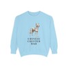 Chinese Crested Dad Sweatshirt, Chambray, front view