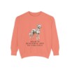 Chinese Crested Humor Sweatshirt, Terracotta, front view