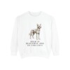 Chinese Crested Humor Sweatshirt, White, front view