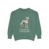 Chinese Crested Sweatshirt, Light Green, front view