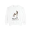 Chinese Crested Sweatshirt, White, front view