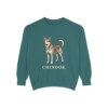 Chinook Sweatshirt, Blue Spruce, front view
