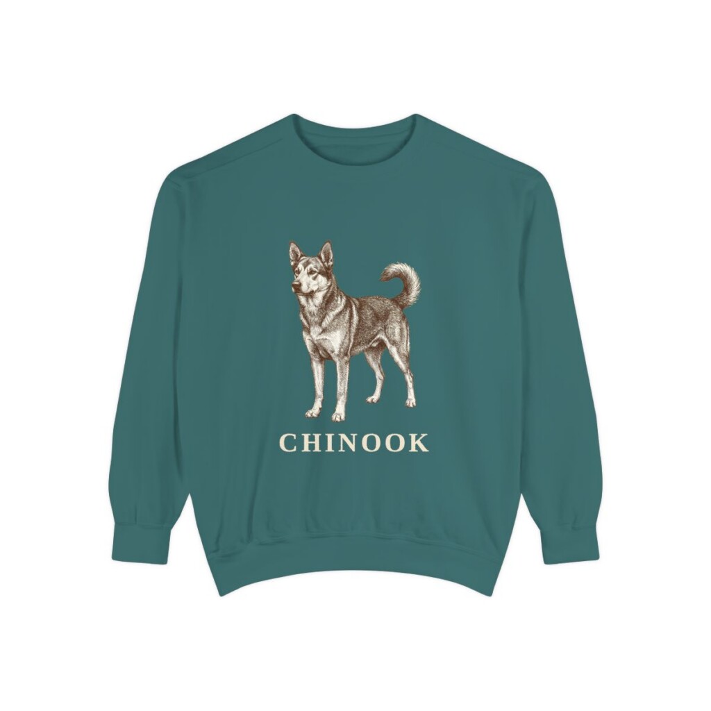 Chinook Sweatshirt, Blue Spruce, front view