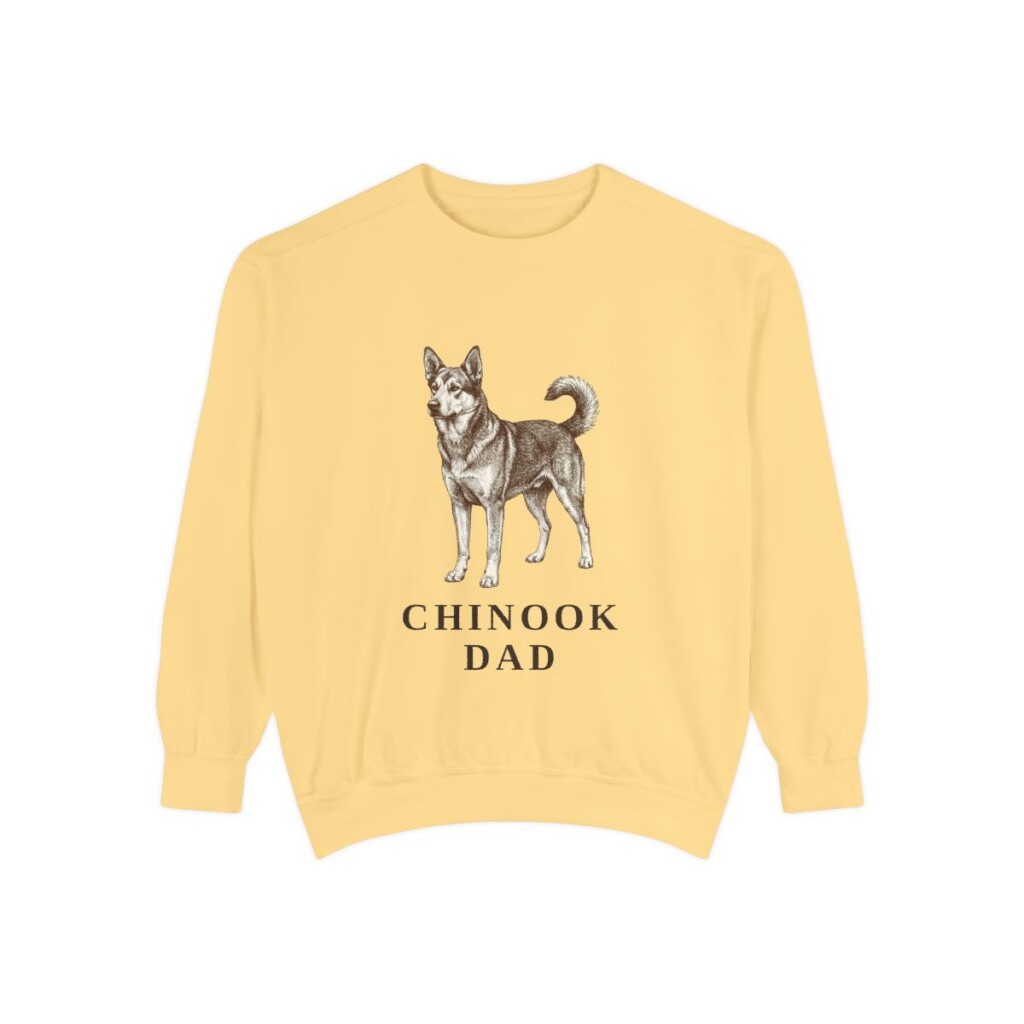 chinook-sweatshirt-dad-butter Chinook Dad Sweatshirt, Butter, front view