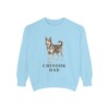 chinook-sweatshirt-dad-chambray Chinook Dad Sweatshirt, Chambray, front view