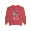 chinook-sweatshirt-dad-crimson Chinook Dad Sweatshirt, Crimson, front view