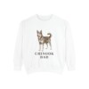 chinook-sweatshirt-dad-white Chinook Dad Sweatshirt, White, front view