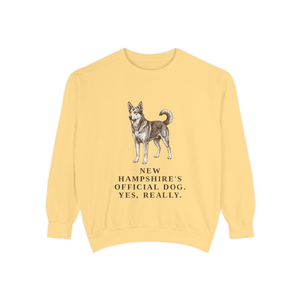 Chinook Humor Sweatshirt, Butter, front view