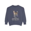 Chinook Humor Sweatshirt, Denim, front view