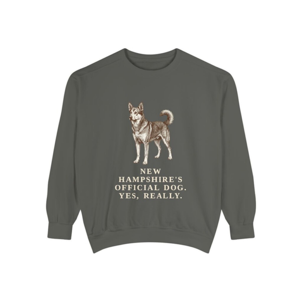 Chinook Humor Sweatshirt, Pepper, front view
