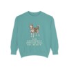 Chinook Humor Sweatshirt, Seafoam, front view
