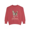 Chinook Latin Sweatshirt, Crimson, front view