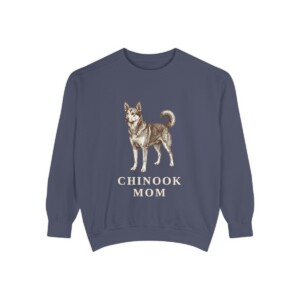 Chinook Mom Sweatshirt, Denim, front view