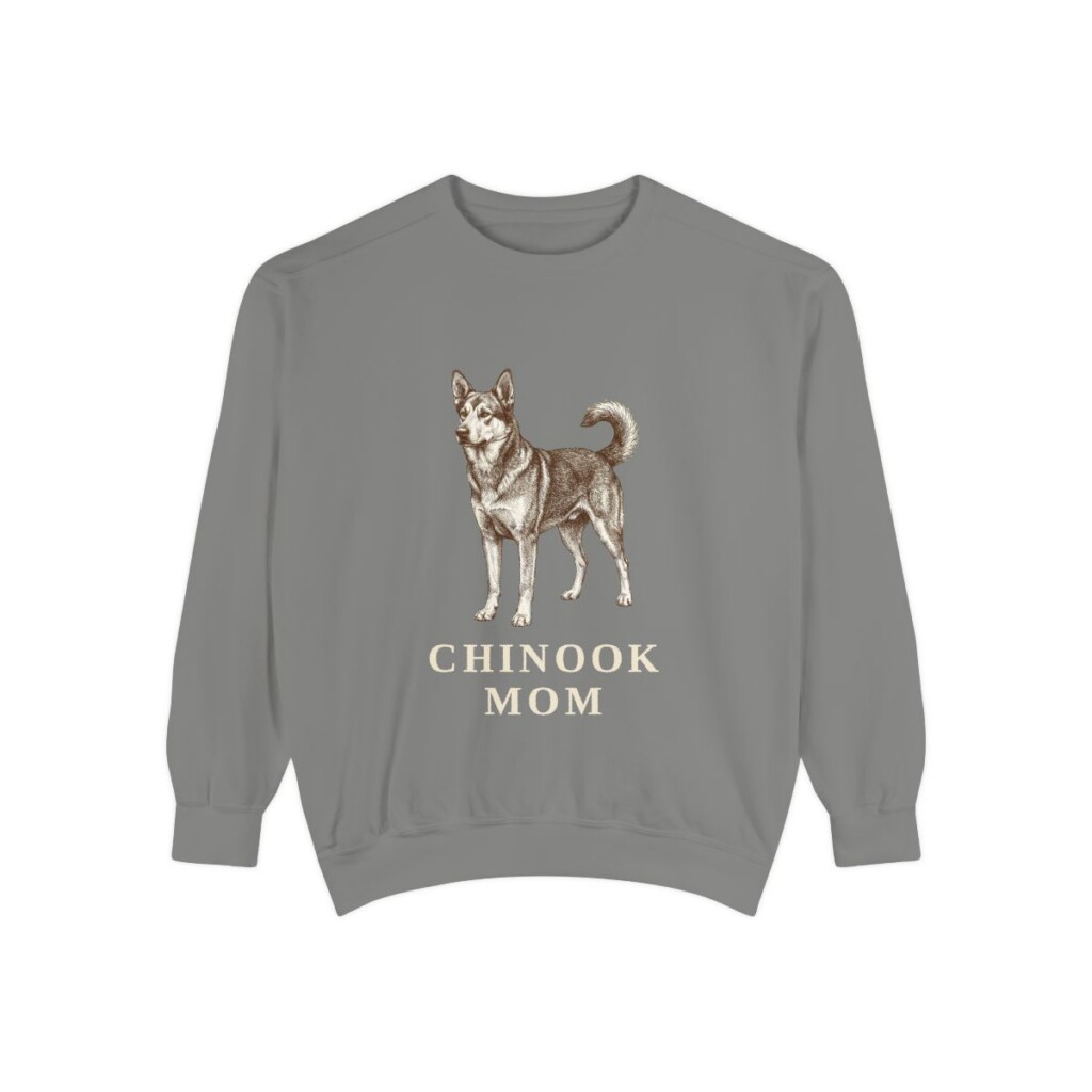 Chinook Mom Sweatshirt, Grey, front view
