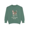 Chinook Mom Sweatshirt, Light Green, front view