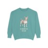 Chipin Dad Sweatshirt, Seafoam, front view
