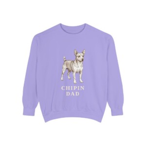 Chipin Dad Sweatshirt, Violet, front view