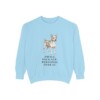 Chipin Humor Sweatshirt, Chambray, front view