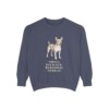 Chipin Humor Sweatshirt, Denim, front view