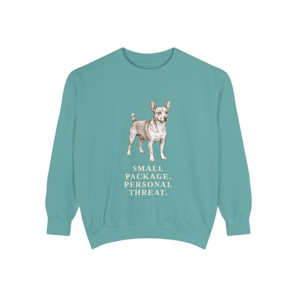 Chipin Humor Sweatshirt, Seafoam, front view
