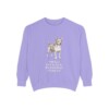 Chipin Humor Sweatshirt, Violet, front view