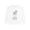 Chipin Humor Sweatshirt, White, front view